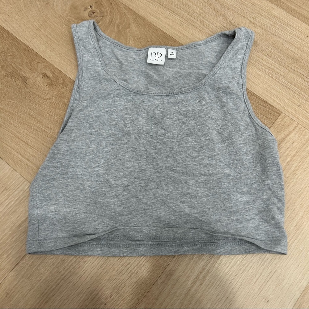 Grey crop top